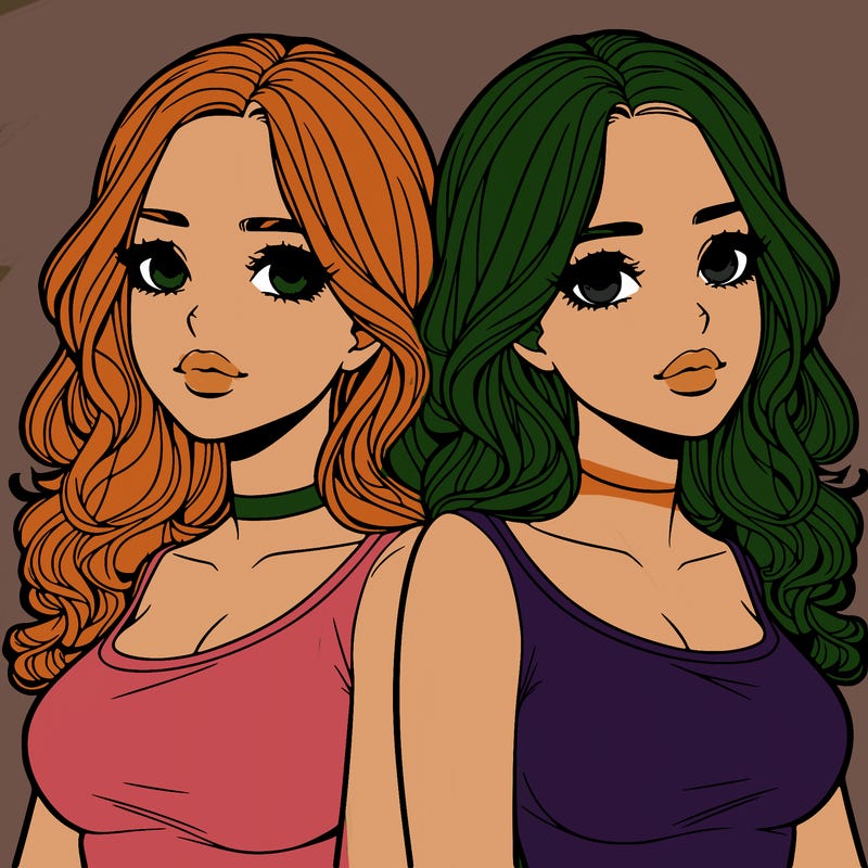 realistic twin sisters