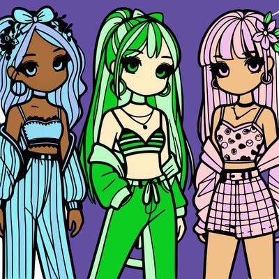 girls with fashion