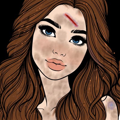 beautiful realistic girl