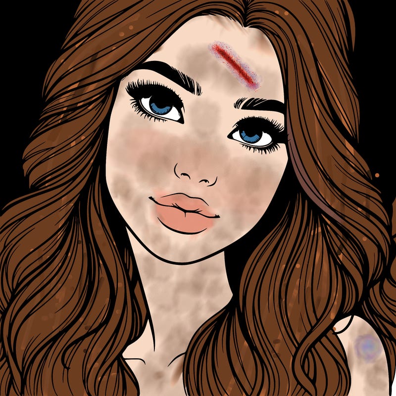 beautiful realistic girl