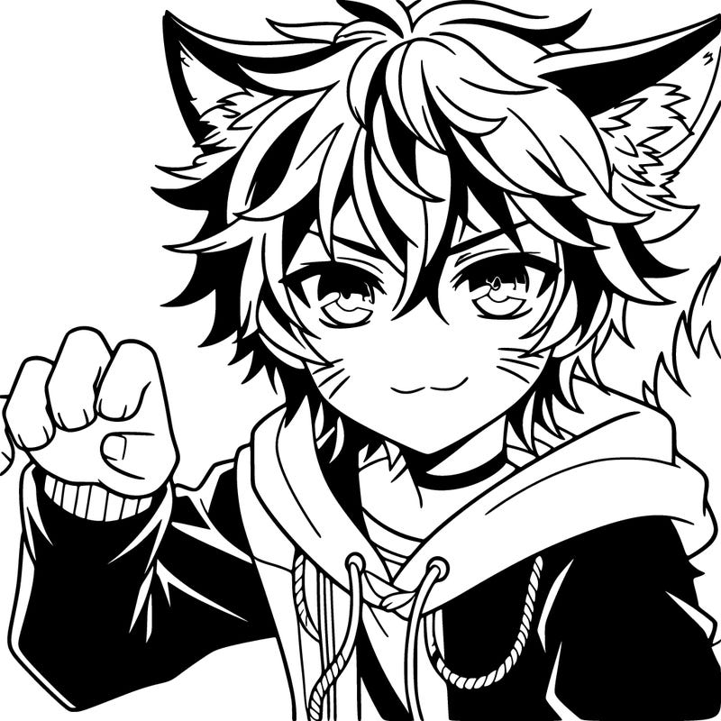 anime wolf boy