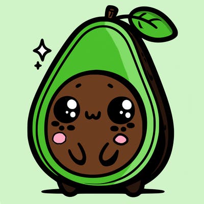 cute avocado