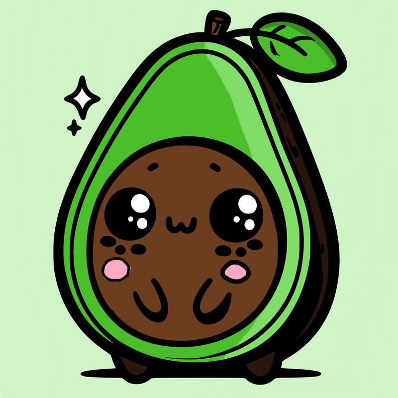 cute avocado