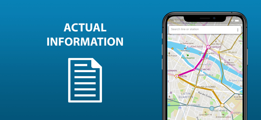 City Transport Map Porto - Porto transport map app showing metro and tram routes on a smartphone.