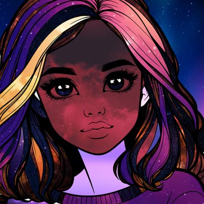 realistic girl whith cute eyes