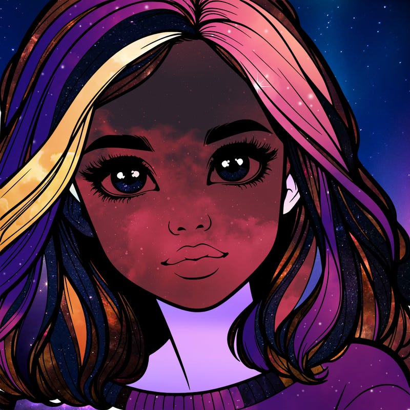 realistic girl whith cute eyes