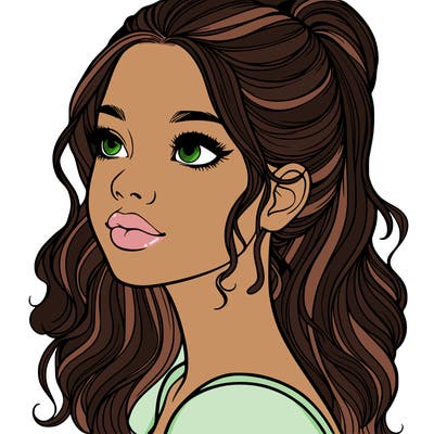 beautiful realistic girl