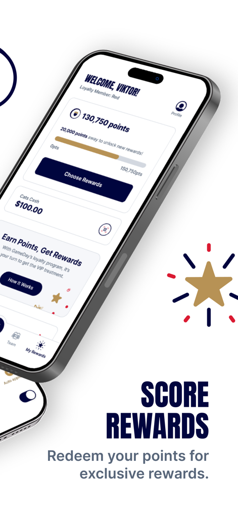 Florida Panthers GameDay - Florida Panthers GameDay app loyalty program screen showing user points and exclusive rewards