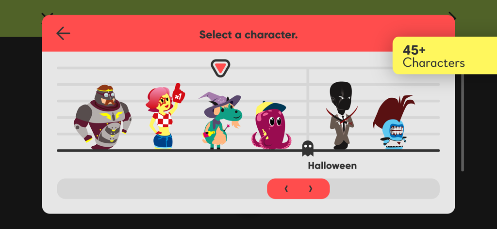 King of Booze 2 Drinking Game - character selection screen with various avatars in king of booze 2 drinking game