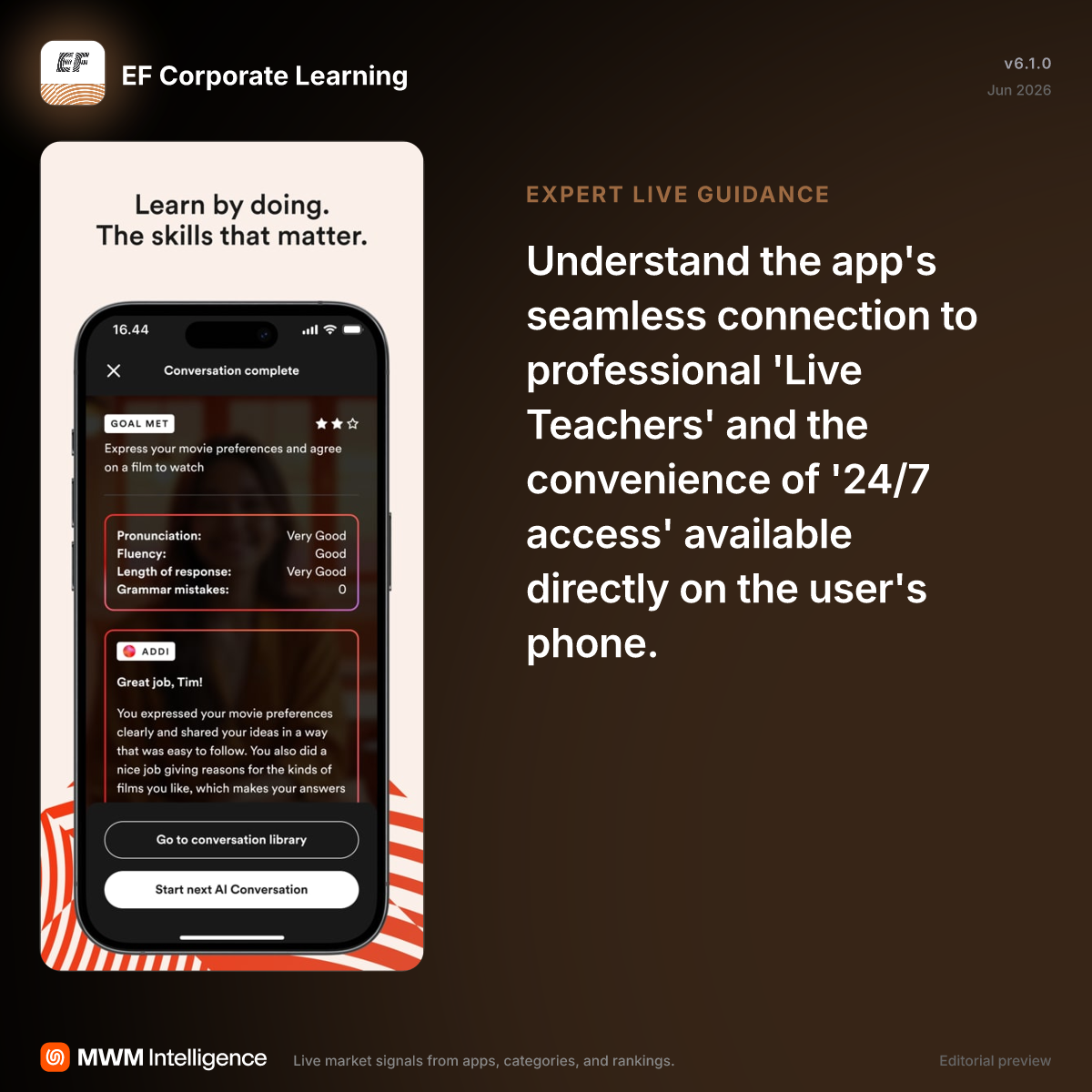 EF Corporate Learning - Education App | MWM