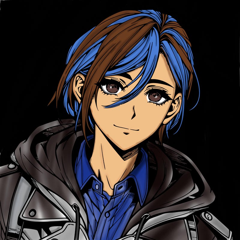 realistic manga character