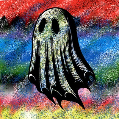 realistic creepy ghost