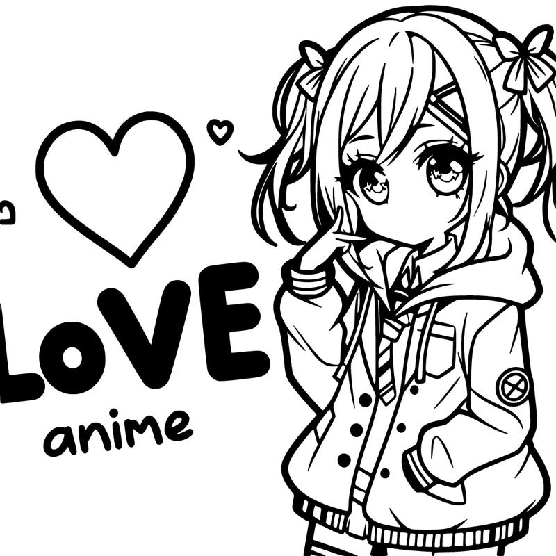 love anime girl