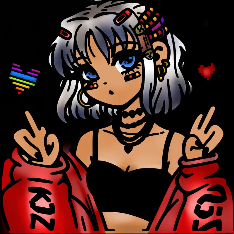 y2k grunge aesthetic girl