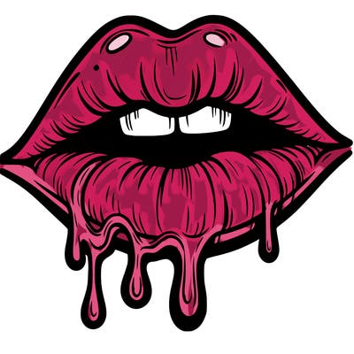 lips that look realistic and drip