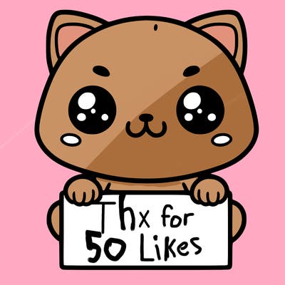 cute cat holding blank sign