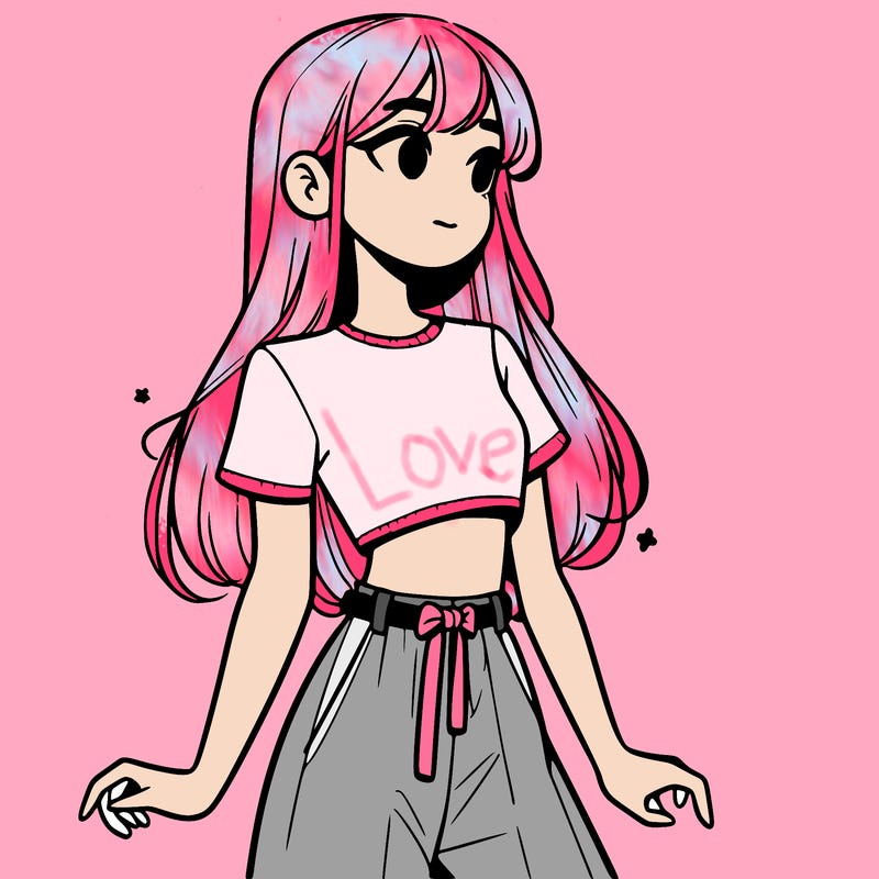 girl in a cute crop top