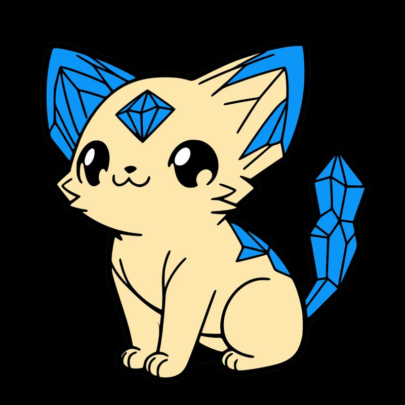 crystal kitten