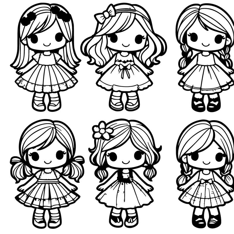 4 girls both wearing dresses