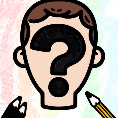 𝙃𝙚𝙖𝙙 𝙬𝙞𝙩𝙝 𝙖 𝙦𝙪𝙚𝙨𝙩𝙞𝙤𝙣 𝙢𝙖𝙧𝙠 𝙘𝙤𝙫𝙚𝙧𝙞𝙣𝙜 𝙩𝙝𝙚 𝙛𝙖𝙘𝙚