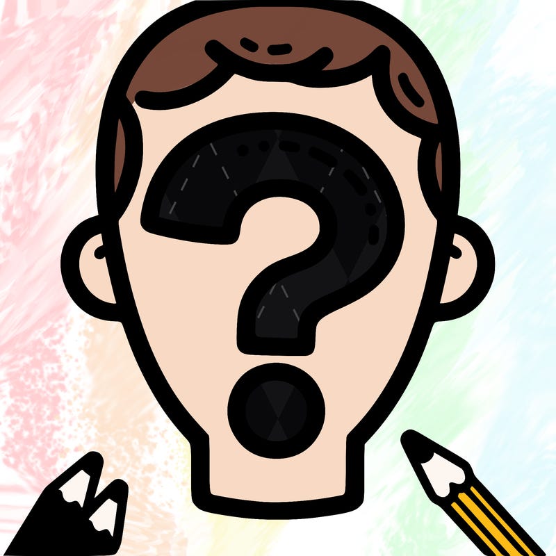 𝙃𝙚𝙖𝙙 𝙬𝙞𝙩𝙝 𝙖 𝙦𝙪𝙚𝙨𝙩𝙞𝙤𝙣 𝙢𝙖𝙧𝙠 𝙘𝙤𝙫𝙚𝙧𝙞𝙣𝙜 𝙩𝙝𝙚 𝙛𝙖𝙘𝙚