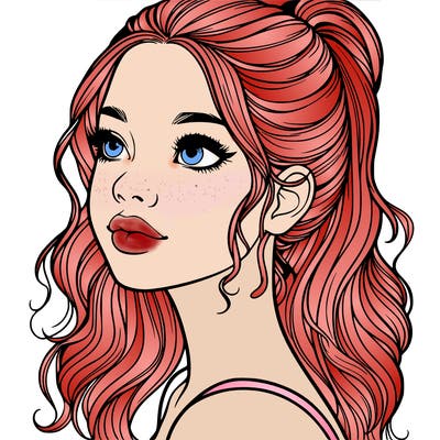 beautiful realistic girl