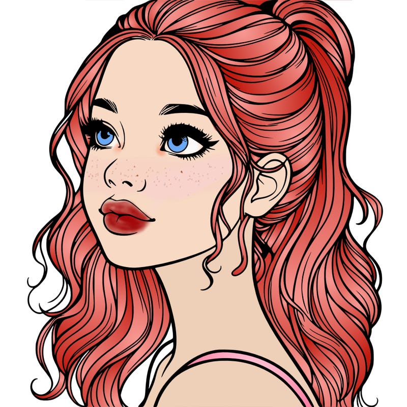 beautiful realistic girl