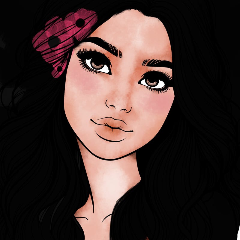 beautiful realistic girl