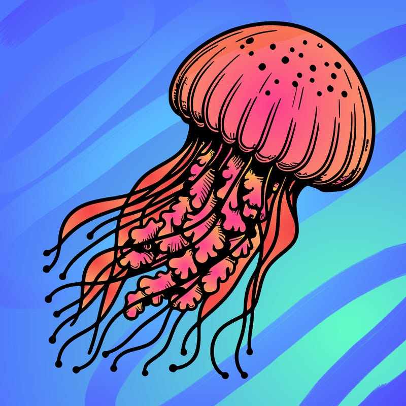 realistic jellyfish