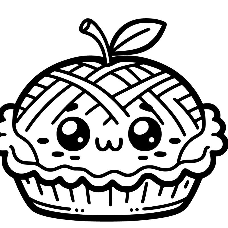 cute apple pie