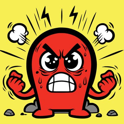 cartoon anger