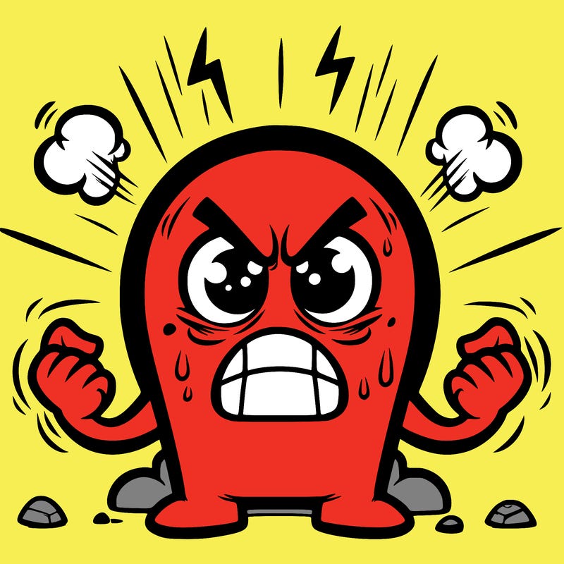 cartoon anger