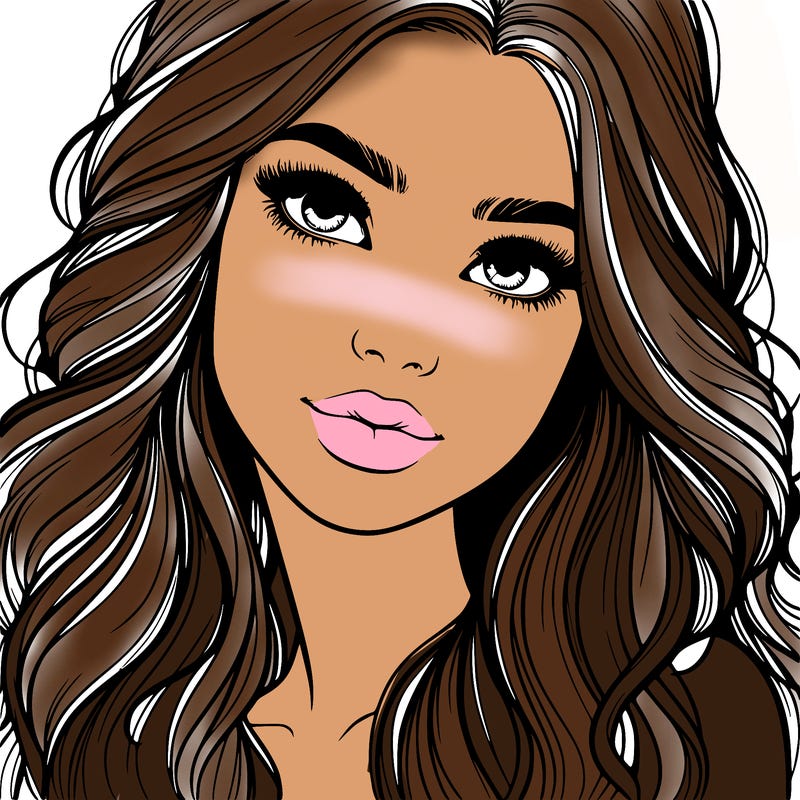 beautiful realistic girl