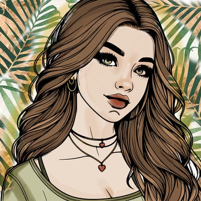 detailed realistic girl