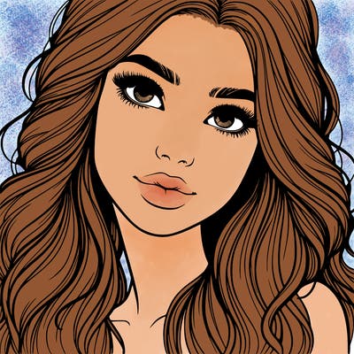 beautiful realistic girl