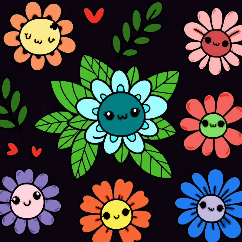 cute flower patterns