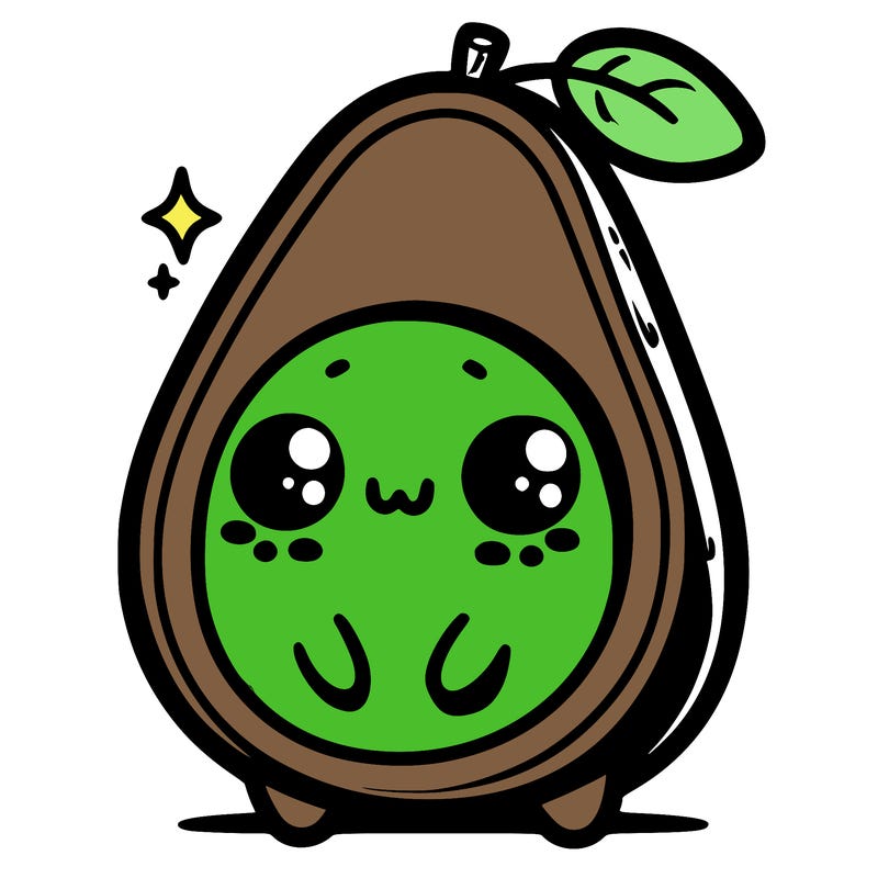 cute avocado