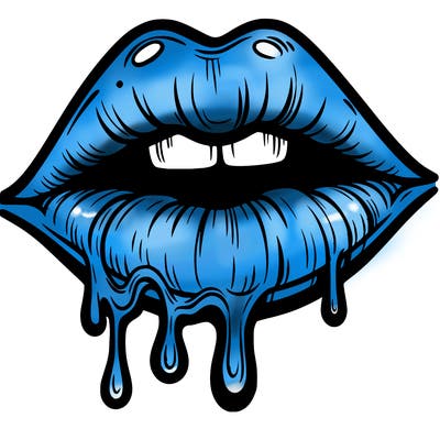 lips that look realistic and drip