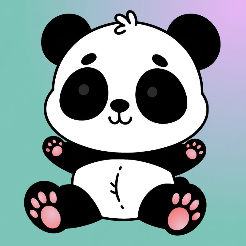 panda coloring pages for kids