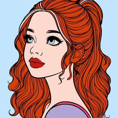 beautiful realistic girl