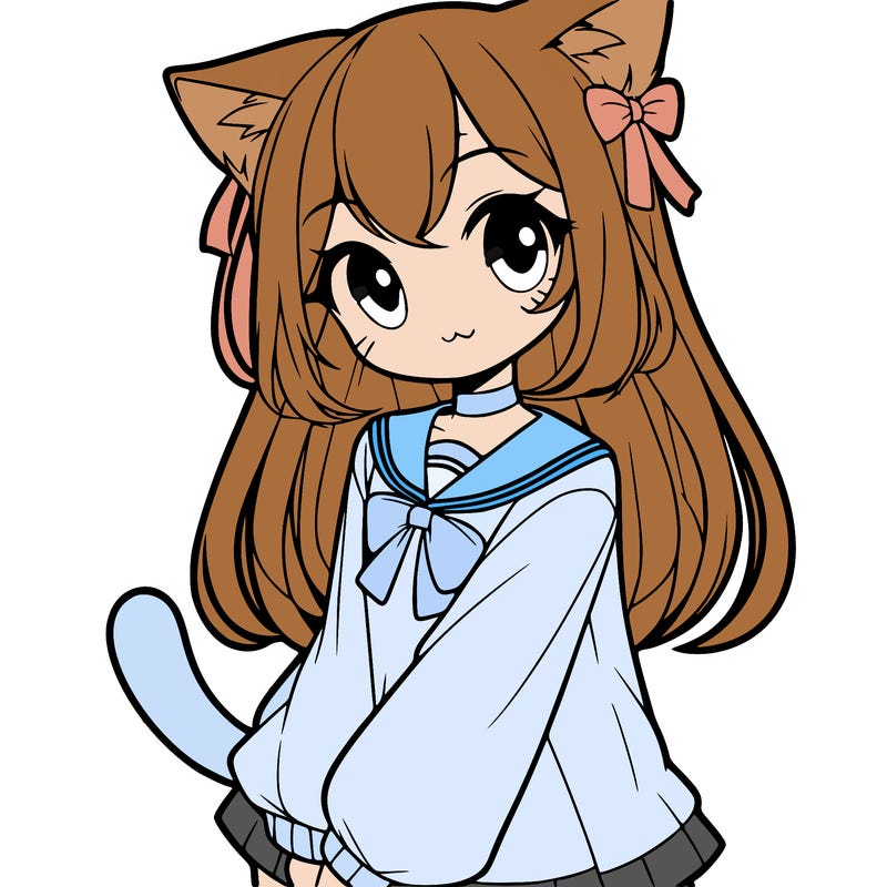 cat anime girl