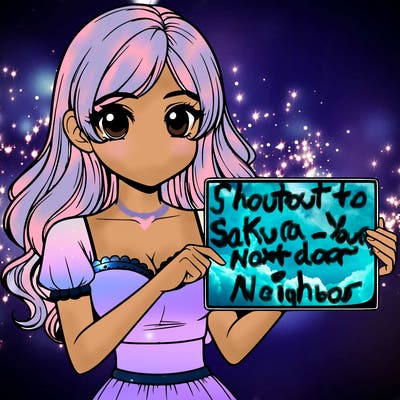 realistic pretty girl holding blank sign