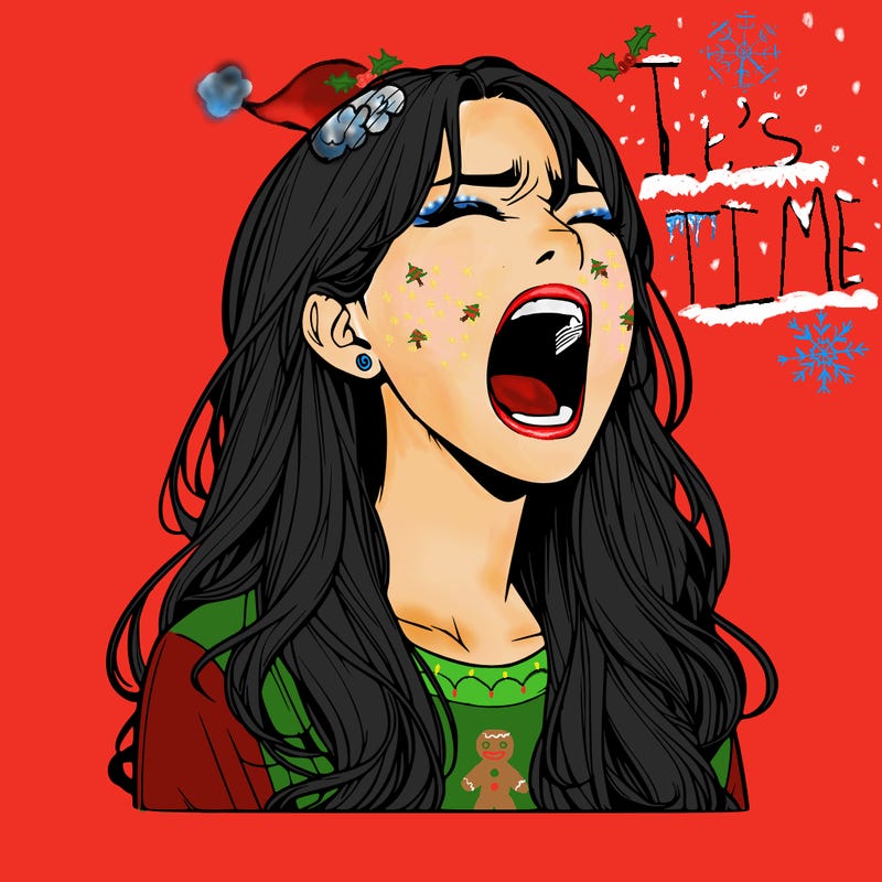 screaming realistic, girl