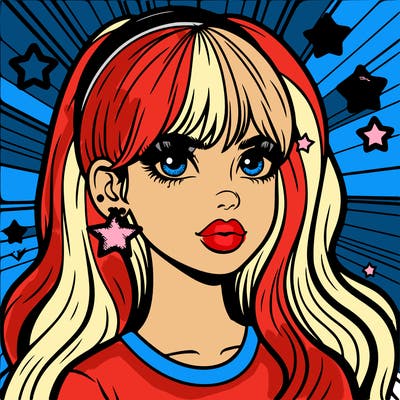 girl power pop art