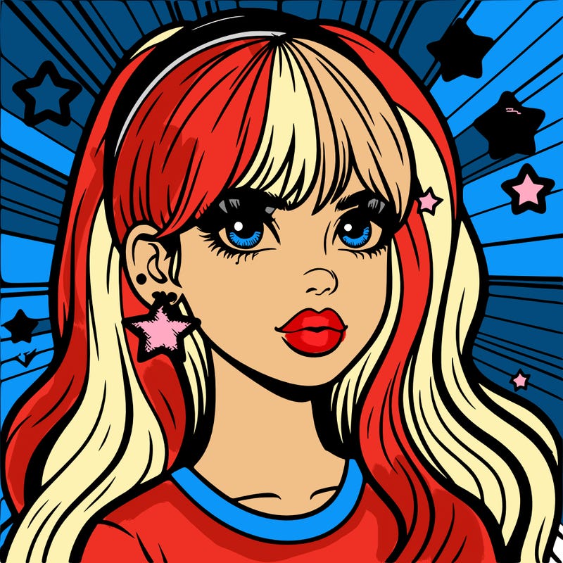 girl power pop art