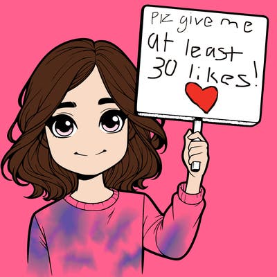 realistic girl holding up a sign