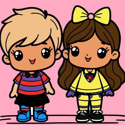 two bff boy and a girl