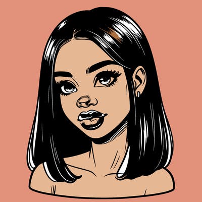 realistic black girl