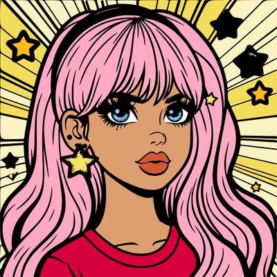girl power pop art