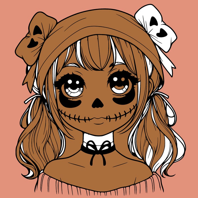 realistic girl halloween